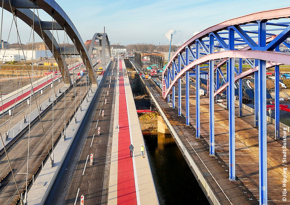 Karl-Lehr-Brücke in Duisburg
