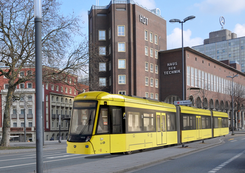 Straßenbahn der Ruhrbahn in Essen