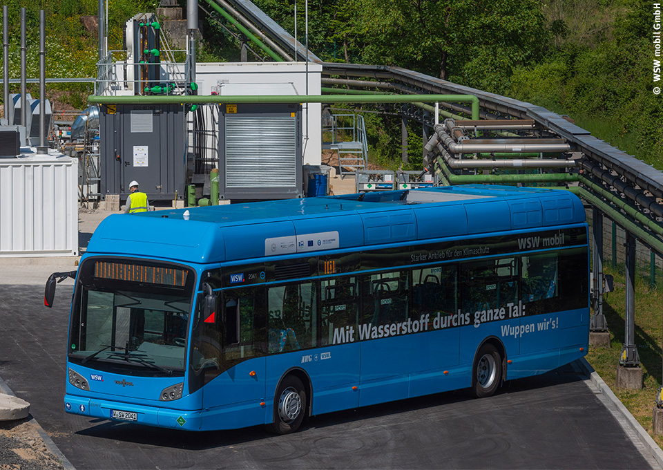 Wasserstoffbus der WSW